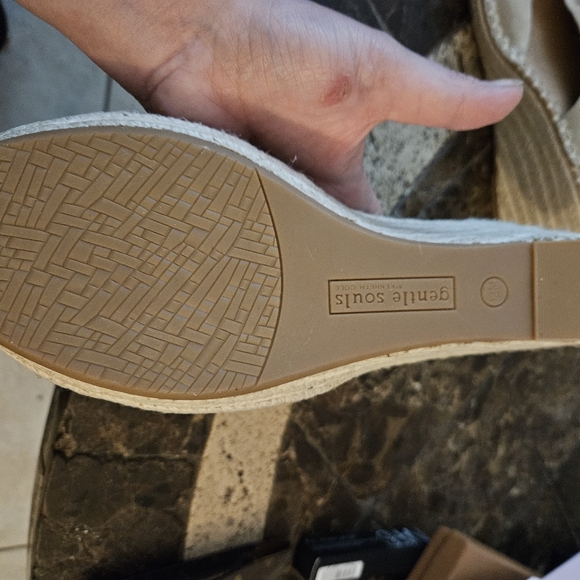 GENTLE SOULS - Cody Suede Espadrille Wedge SZ 12 NWT - Picture 7 of 7